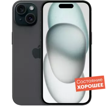 Смартфон Apple iPhone 15 128GB Black "Хорошее состояние"