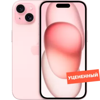 Смартфон Apple iPhone 15 128GB Pink уцененный товар (для других стран)