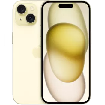 Смартфон Apple iPhone 15 128GB Yellow (Dual Sim) для других стран