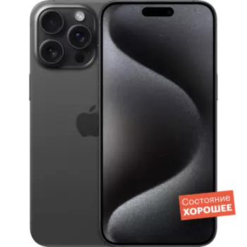 Смартфон Apple iPhone 15 Pro Max 256GB Black Titanium "Хорошее состояние"