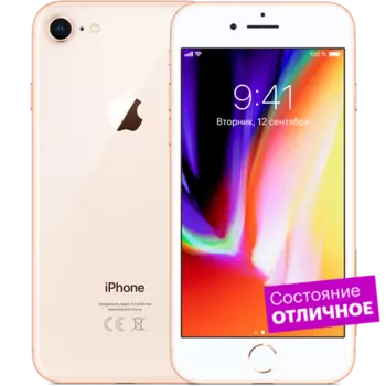 Смартфон Apple iPhone 8 64GB Gold "Отличное состояние"