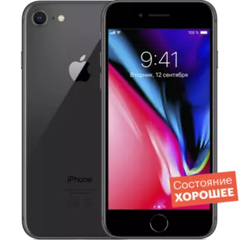 Смартфон Apple iPhone 8 64GB Space Gray "Хорошее состояние"