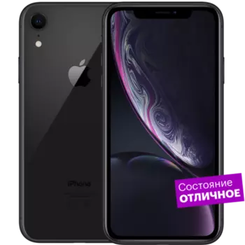Смартфон Apple iPhone XR 128GB Черный "Отличное состояние"