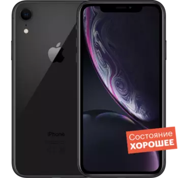 Смартфон Apple iPhone XR 64GB Черный "Хорошее состояние"