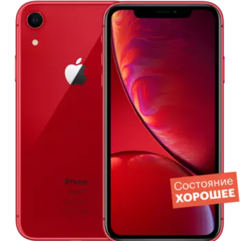 Смартфон Apple iPhone XR 64GB Красный "Хорошее состояние"