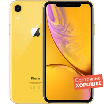 Смартфон Apple iPhone XR 64GB Желтый "Хорошее состояние"