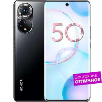 Смартфон HONOR 50 6/128GB Полночный черный "Отличное состояние"