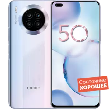 Смартфон HONOR 50 Lite 128GB Космический серебристый "Хорошее состояние"