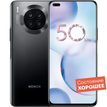 Смартфон HONOR 50 Lite 128GB Полночный черный "Хорошее состояние"