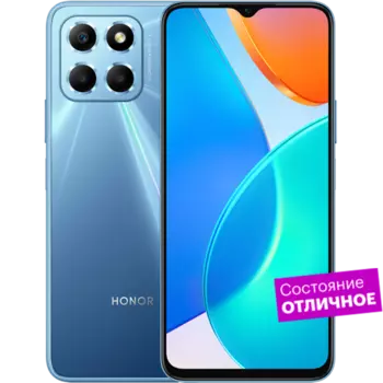 Смартфон HONOR X6 64GB Синий "Отличное состояние"