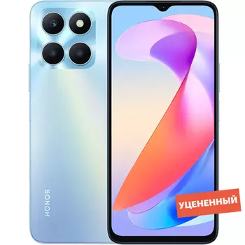 Смартфон HONOR X6a 128GB Небесно-голубой уцененный товар (EAC)