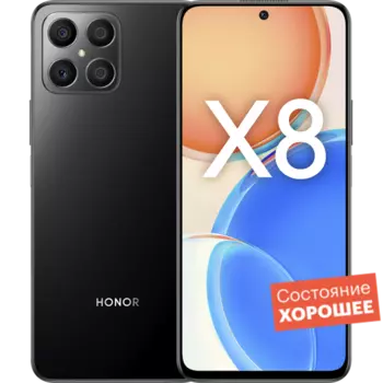 Смартфон HONOR X8 128GB Полночный черный "Хорошее состояние"