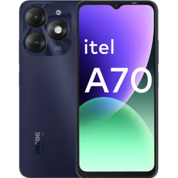 Смартфон Itel A70 4/256GB Black RU