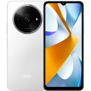 Смартфон Poco C61 4/128GB, White RU