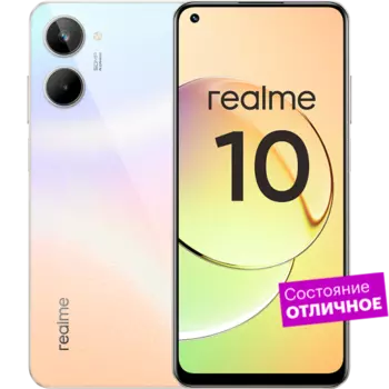 Смартфон realme 10 8/256GB Белый "Отличное состояние"
