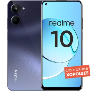 Смартфон realme 10 8/256GB Черный "Хорошее состояние"