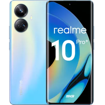 Смартфон realme 10 Pro+ 5G 128GB Голубой уцененный товар