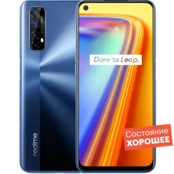 Смартфон realme 7 8\128GB Mist Blue "Хорошее состояние"