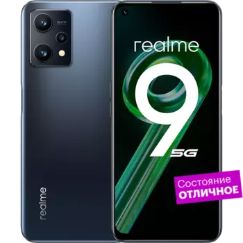 Смартфон realme 9 5G 64GB Черный "Отличное состояние"