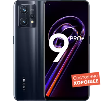 Смартфон realme 9 Pro+ 128GB Полуночный черный "Хорошее состояние"