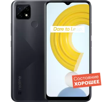 Смартфон realme C21 64GB Черный "Хорошее состояние"