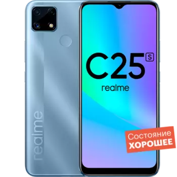 Смартфон realme C25s 64GB Синий "Хорошее состояние"