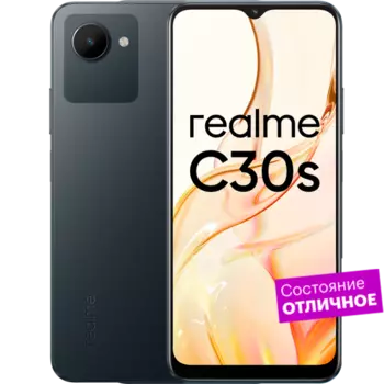 Смартфон realme C30s 32GB Черный "Отличное состояние"