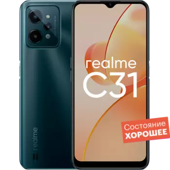 Смартфон realme C31 64GB Зеленый "Хорошее состояние"