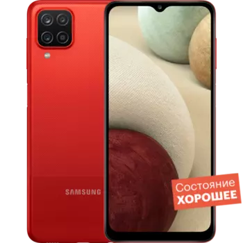 Смартфон Samsung Galaxy A12 128GB Красный "Хорошее состояние"