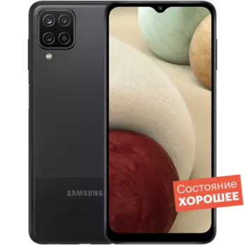 Смартфон Samsung Galaxy A12 32GB Черный "Хорошее состояние"
