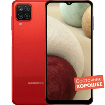 Смартфон Samsung Galaxy A12 64GB Красный "Хорошее состояние"