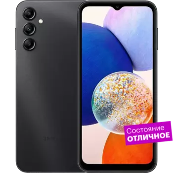 Смартфон Samsung Galaxy A14 128GB Черный "Отличное состояние"