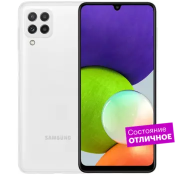Смартфон Samsung Galaxy A22 128GB Белый "Отличное состояние"