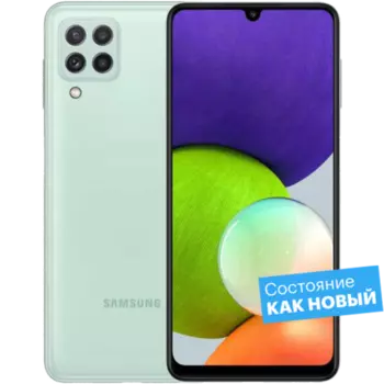 Смартфон Samsung Galaxy A22 128GB Мятный "Как новый"