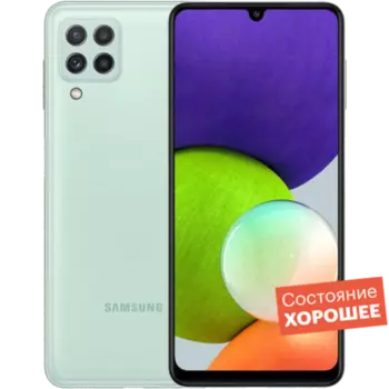 Смартфон Samsung Galaxy A22 64GB Мятный "Хорошее состояние"