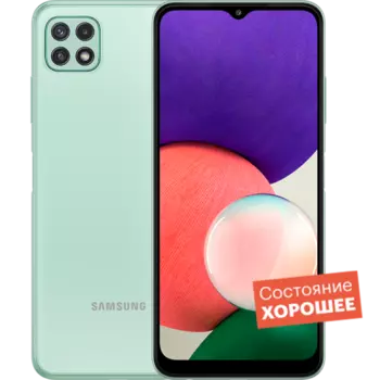 Смартфон Samsung Galaxy A22s 5G 128GB Мятный "Хорошее состояние"