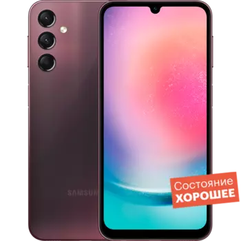 Смартфон Samsung Galaxy A24 4/128GB Красный "Хорошее состояние"
