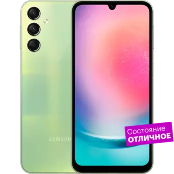 Смартфон Samsung Galaxy A24 4/128GB Зеленый "Отличное состояние"