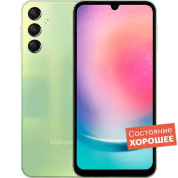 Смартфон Samsung Galaxy A24 4/128GB Зеленый "Хорошее состояние"