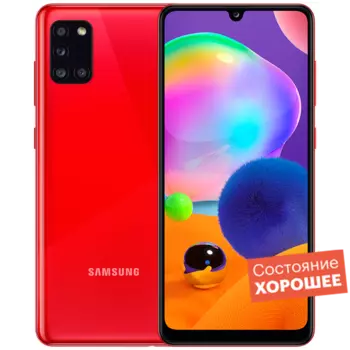 Смартфон Samsung Galaxy A31 64GB Красный "Хорошее состояние"