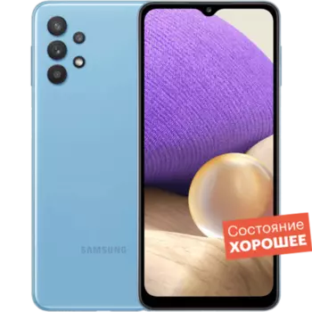 Смартфон Samsung Galaxy A32 128GB Синий "Хорошее состояние"