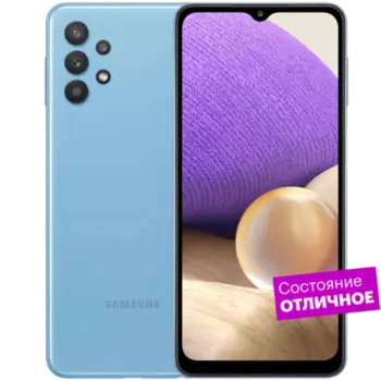 Смартфон Samsung Galaxy A32 128GB Синий "Отличное состояние"