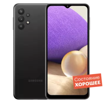 Смартфон Samsung Galaxy A32 64GB Черный "Хорошее состояние"