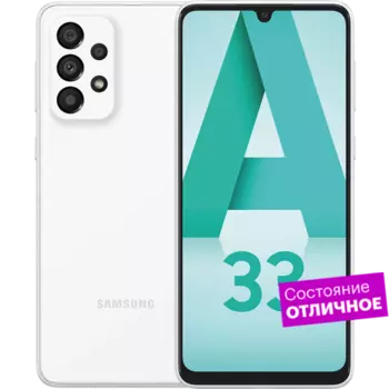 Смартфон Samsung Galaxy A33 5G 128GB Белый "Отличное состояние"