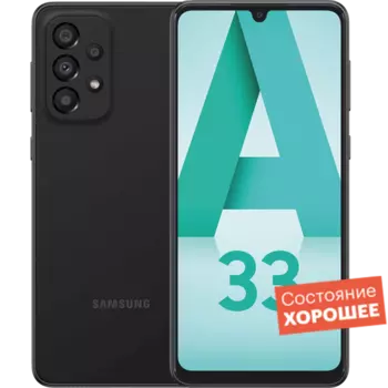 Смартфон Samsung Galaxy A33 5G 128GB Черный "Хорошее состояние"