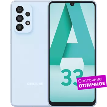 Смартфон Samsung Galaxy A33 5G 128GB Голубой "Отличное состояние"