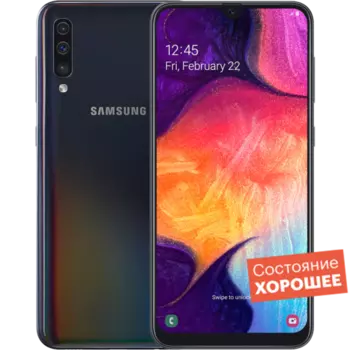 Смартфон Samsung Galaxy A50 128GB Черный "Хорошее состояние"