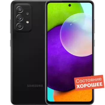 Смартфон Samsung Galaxy A52 256GB Черный "Хорошее состояние"