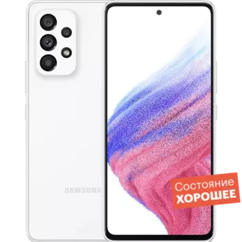 Смартфон Samsung Galaxy A53 5G 128GB Белый "Хорошее состояние"