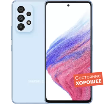 Смартфон Samsung Galaxy A53 5G 256GB Голубой "Хорошее состояние"